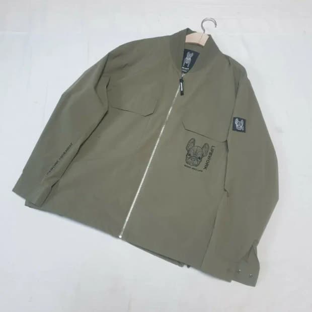 라이프워크 카키 블루종 자켓