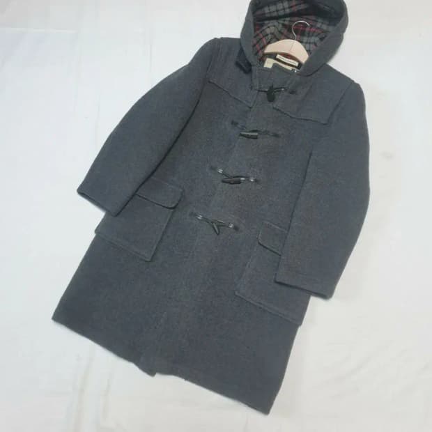글로버올 챠콜 더플 코트