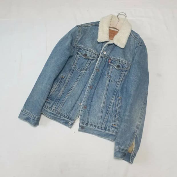 리바이스 쉐르파 데님 자켓 S