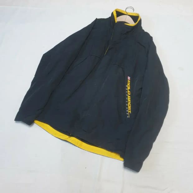 폴로스포츠 블랙 바람막이 자켓