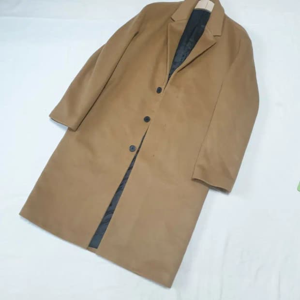 드로우핏 카멜 울캐시미어 코트