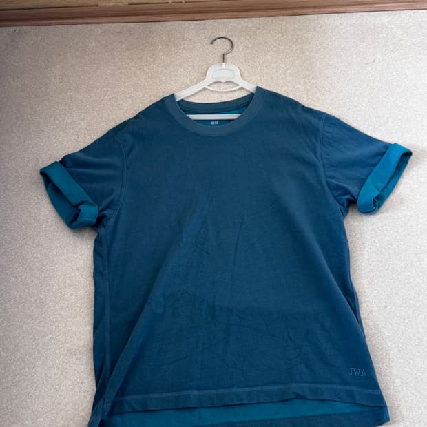 UNIQLO JW Anderson 바이컬러 반팔티 M