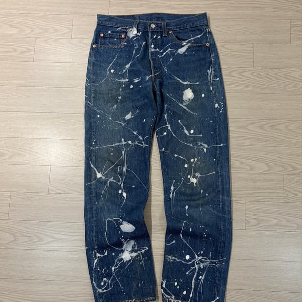 90‘s Levi’s 501 USA Painted Denim Pants 