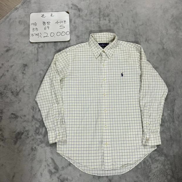 폴로 체크 남방 S