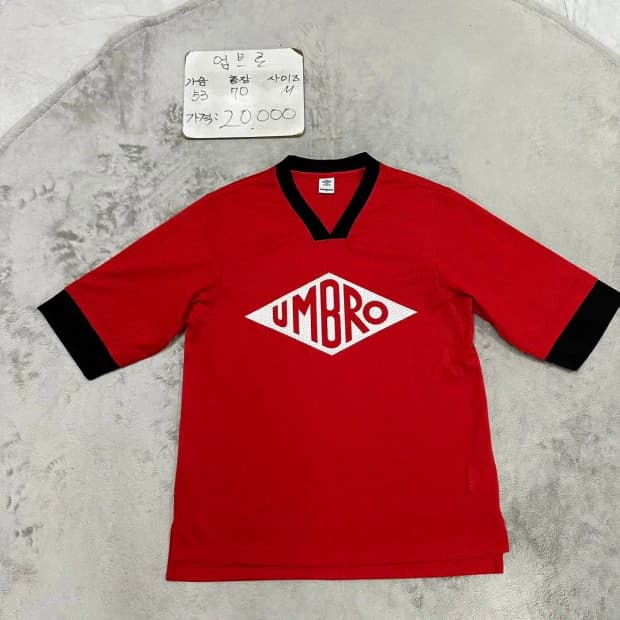 엄브로 매쉬 기능성 반팔 M