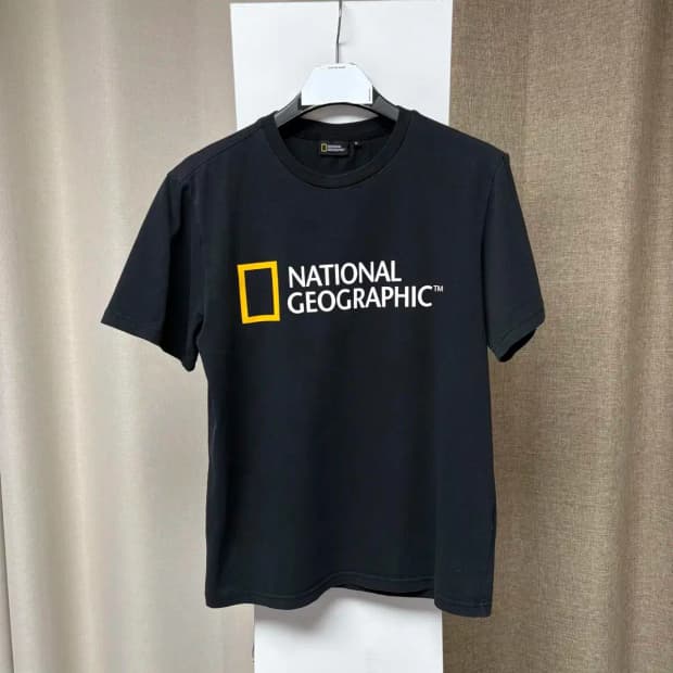 내셔널지오그래픽 라운드 반팔 XL