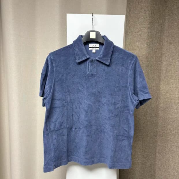 COS 코스 테리 반팔 카라티 M