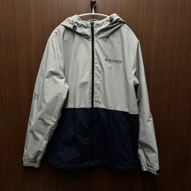 디스커버리 우븐 바람막이 집업 자켓 100