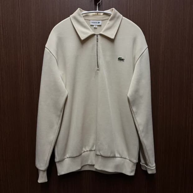 라코스테 반집업 맨투맨 쿼터 하프집업 S