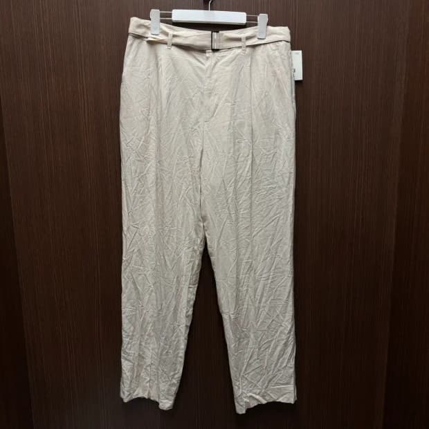 (택채 새상품) 비슬로우 스탠다드 벨티드 팬츠 34