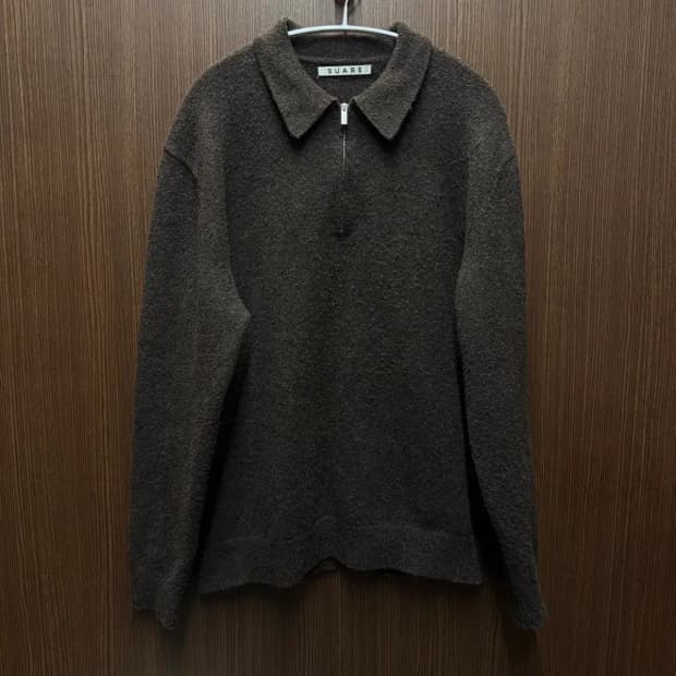 SUARE 수아레 니트 반집업 L
