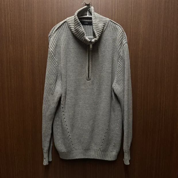 일꼬르소 반집업 니트 95