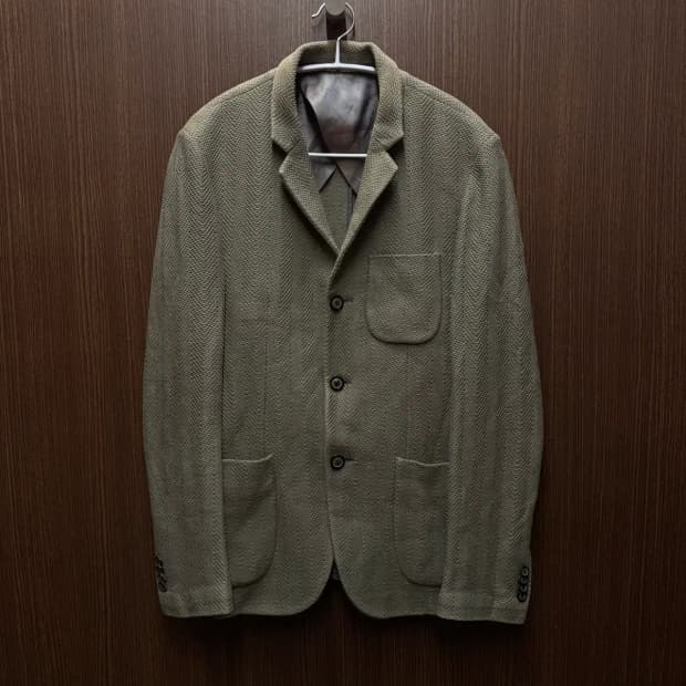 우영미 솔리드옴므 자켓 100