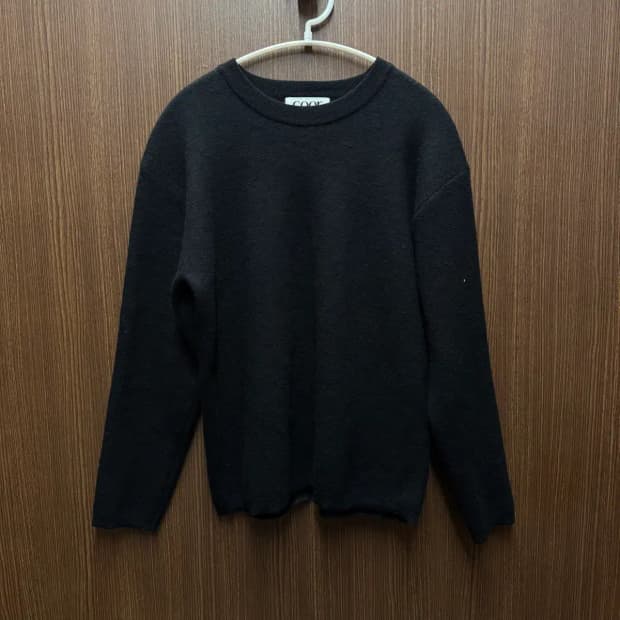 COOR 쿠어 블랙 니트 여성 L