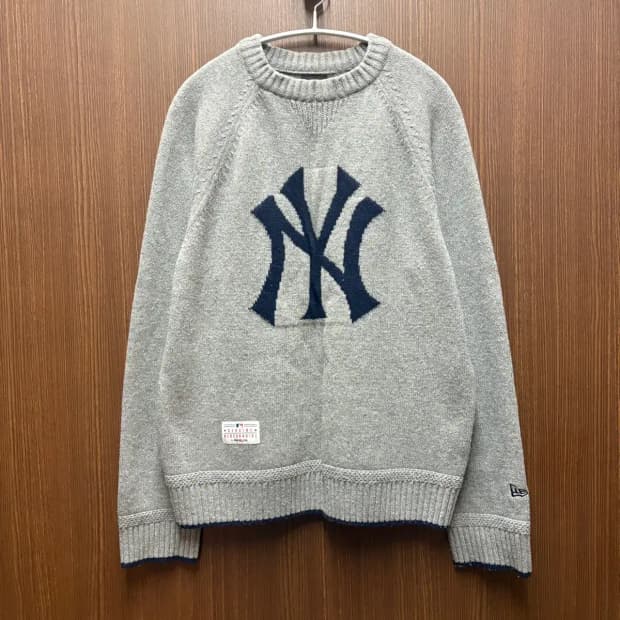 뉴에라 뉴욕양키스 빅로고 니트 M