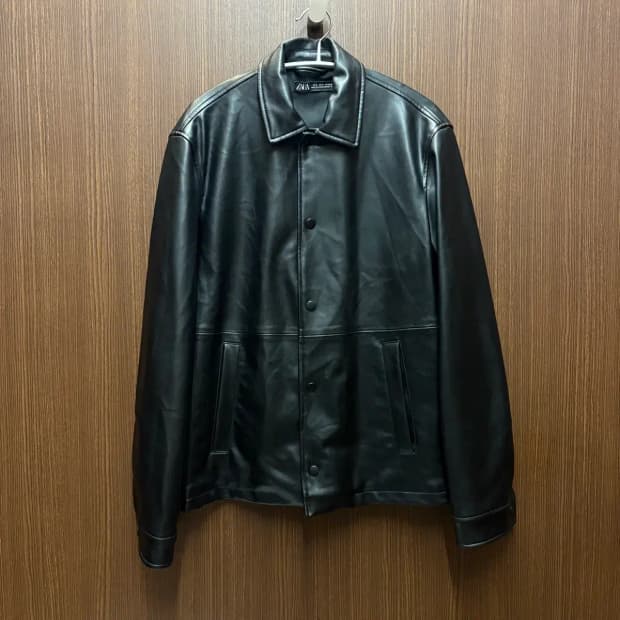 ZARA 자라 레더 자켓 S