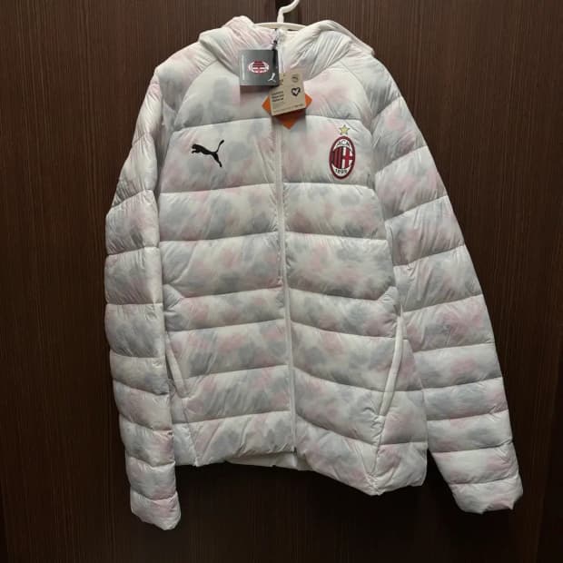 (택채 새상품) AC밀란 리필 패디드 패딩 점퍼 XL