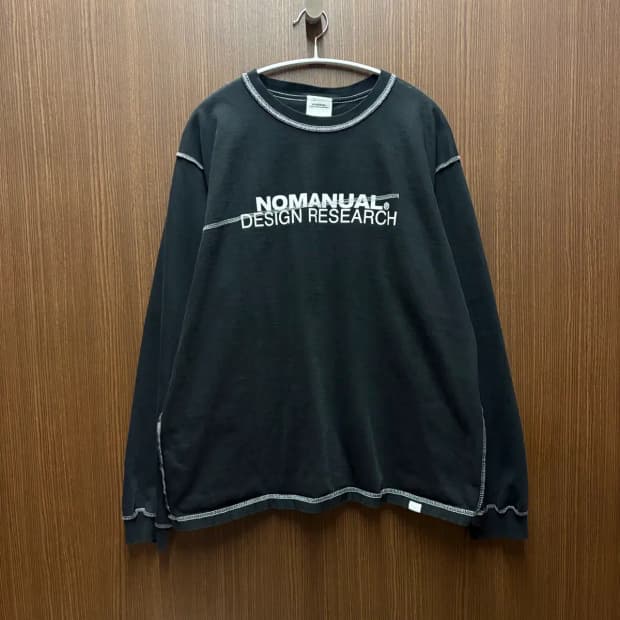 노매뉴얼 라운드 롱슬리브 L