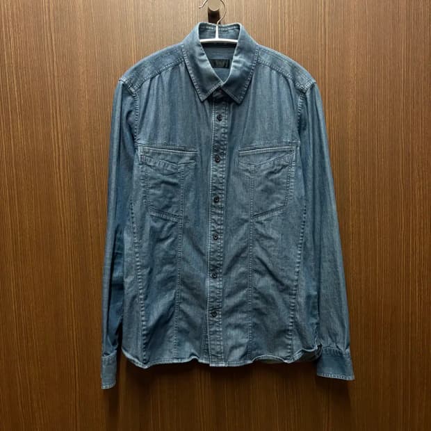 TIME 타임 데님 남방 100