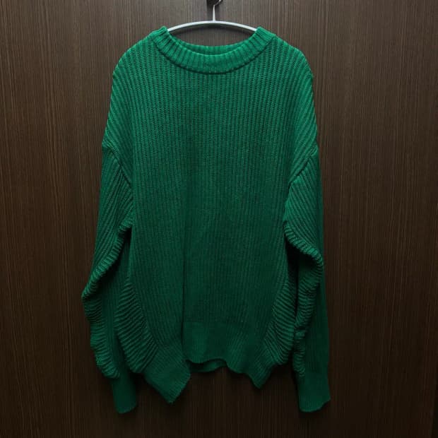 니티드 라운드 니트 L