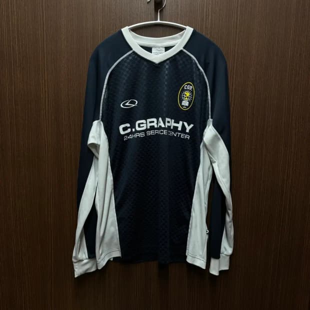 코드그라피 블록코어 롱슬리브 긴팔 M