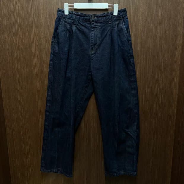 비슬로우 와이드 데님 팬츠 34 사이즈