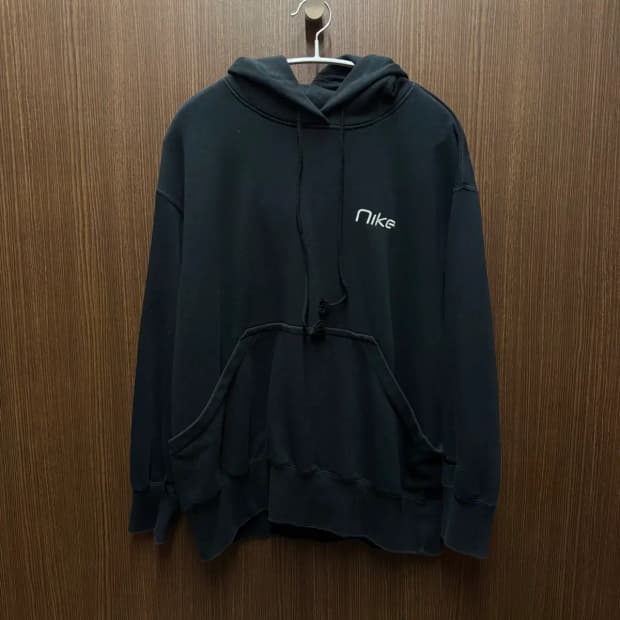나이키 블랙 후드티 여성 L