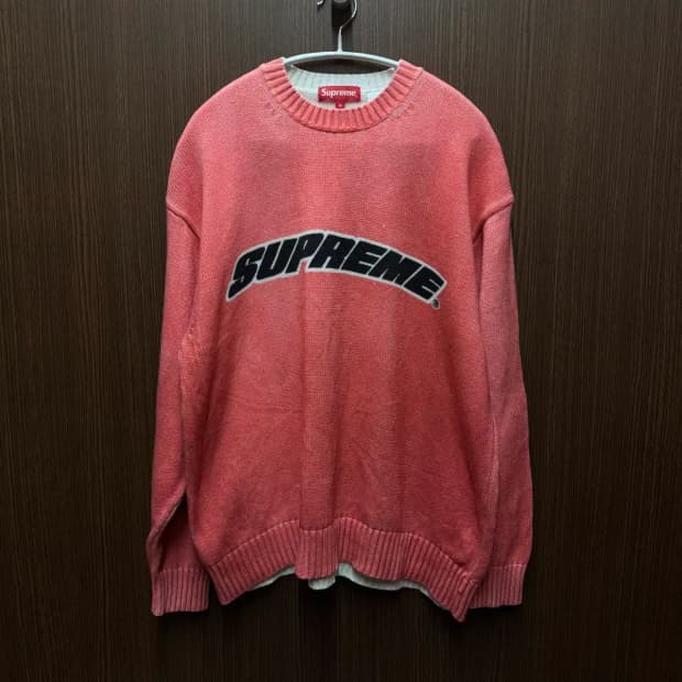 슈프림 워시드 니트 M