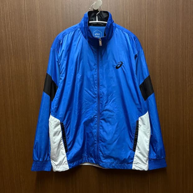 아식스 우븐 트레이닝 집업 M