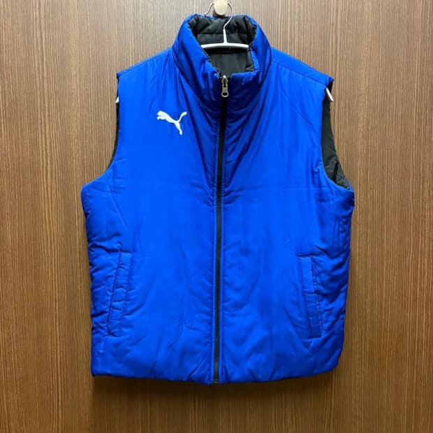 푸마 퓨마 양면 패딩 조끼 L