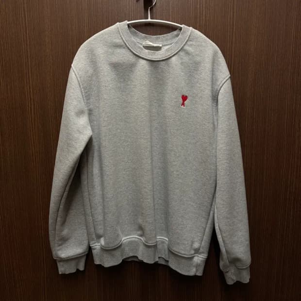 AMI 아미 라운드 맨투맨 L