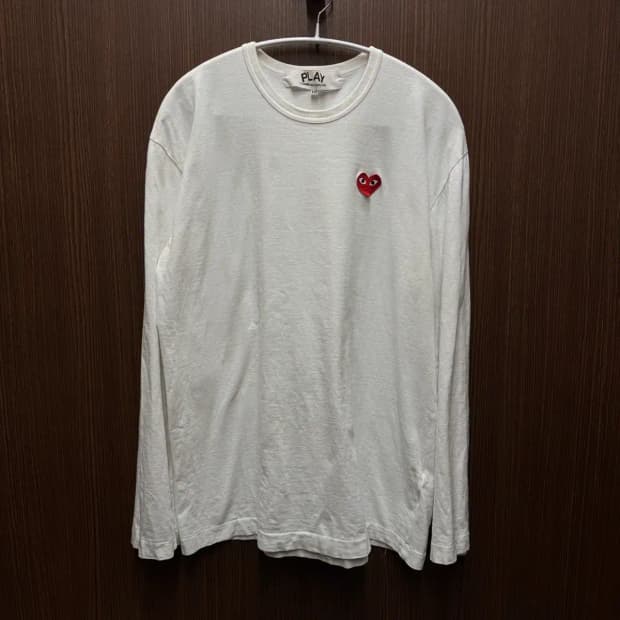 꼼데가르송 라운드 긴팔 롱슬리브 XXL