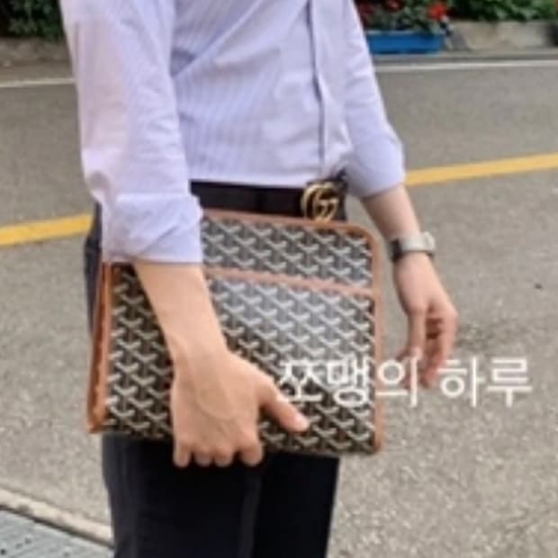고야드 쥬방스 클러치/클러치백 라지 정품S급(영수증O)