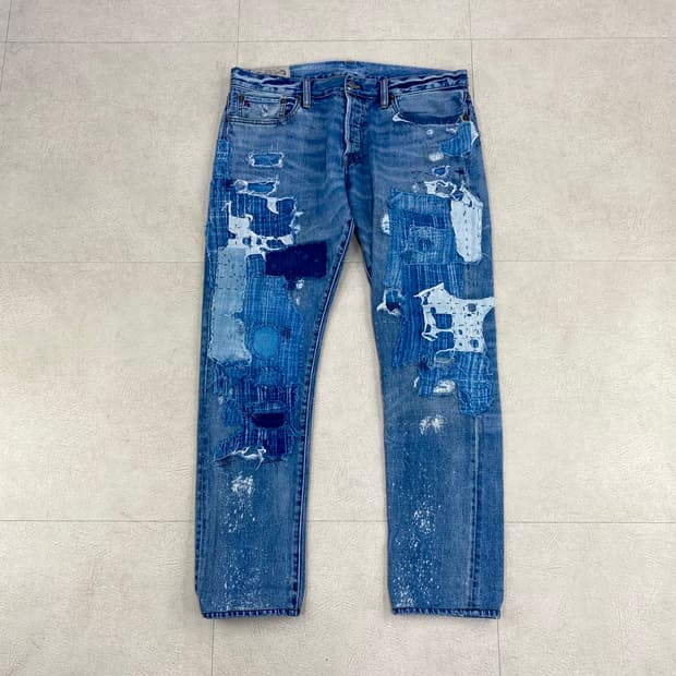 폴로 설리반 패치워크 데님 진 (34)