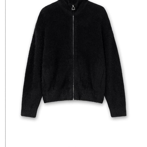 우영미 25fw 헤어리 니트집업 50