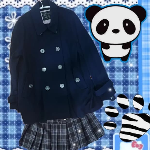 세실맥비 네이비 코트