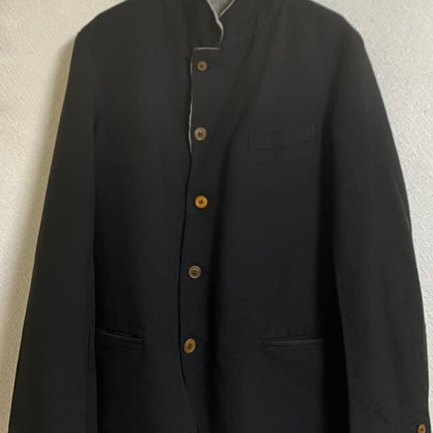 꼼데가르송 옴므플러스 축융 폴리 자켓 