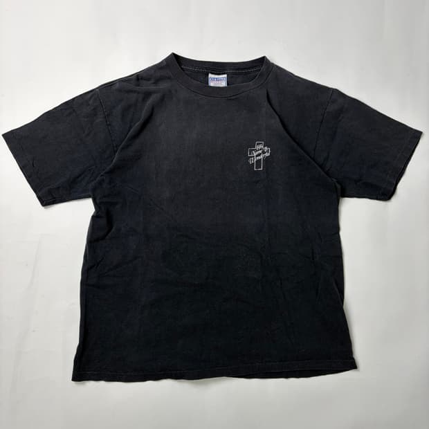 90s Jesus' Cross Tee (black)