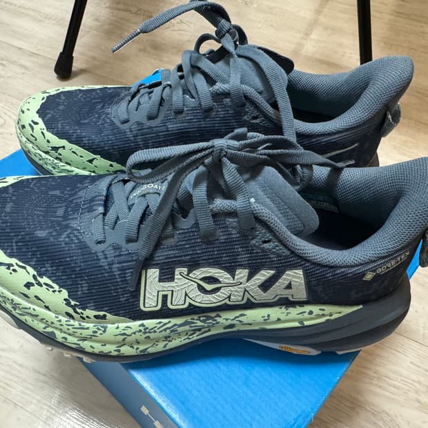 호카 스피드고트 6 GTX 썬더 클라우드 민트 플루오라이트