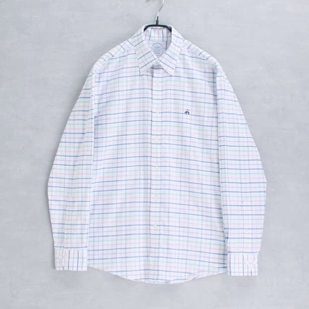 Brooks Brothers _ check cotton shirt