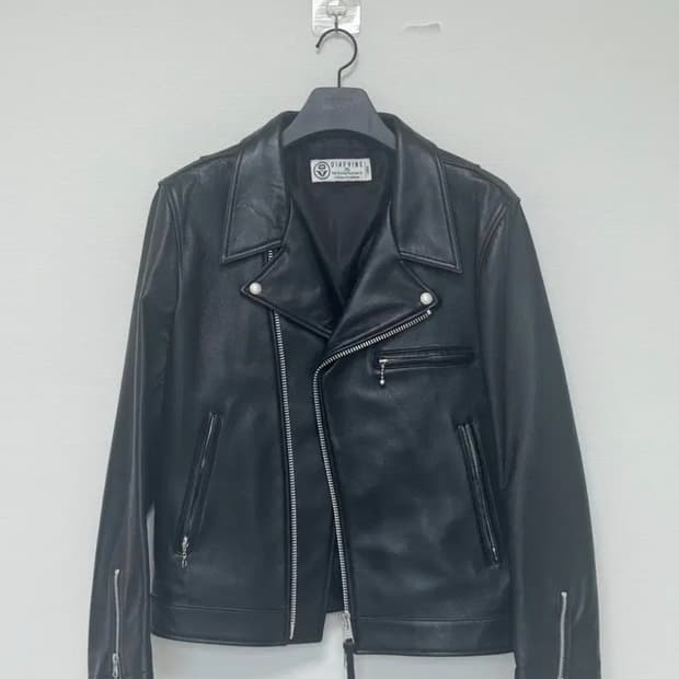 디아프바인 더블 라이더 가죽 자켓 램스킨