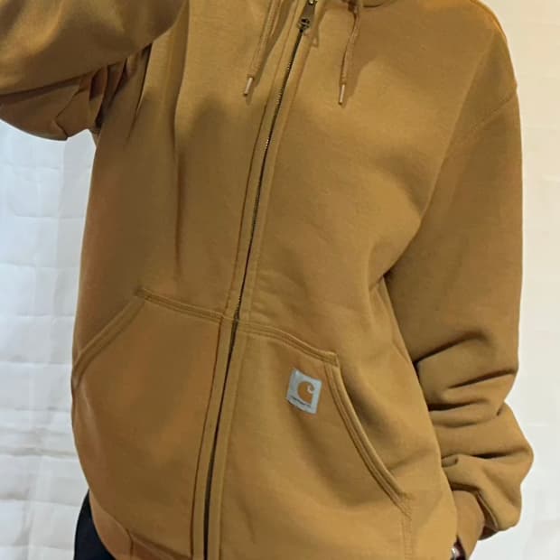 칼하트 된장 후드 집업