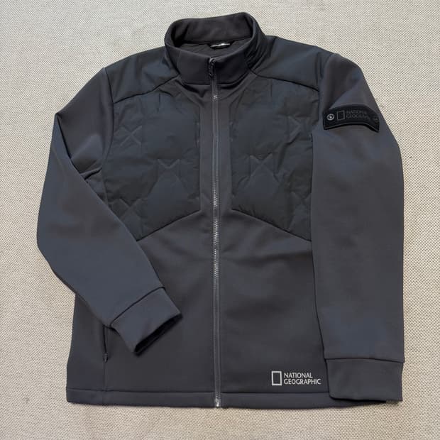 내셔널지오그래픽 퀄팅 쉘 경량패딩