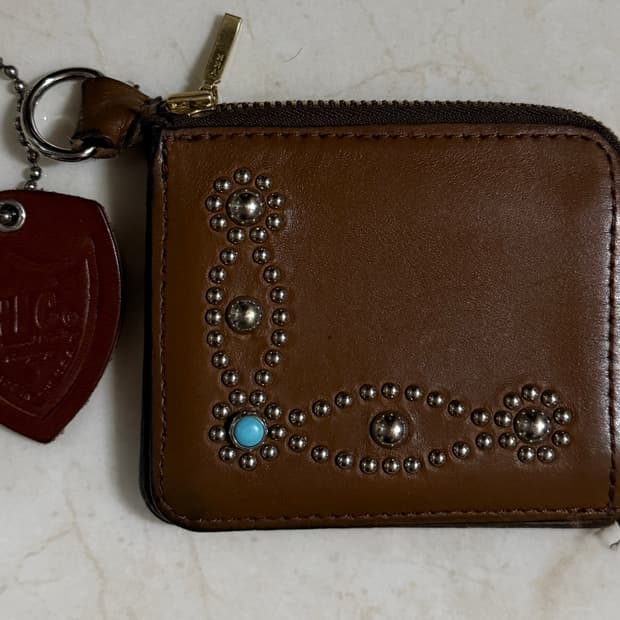 스탠다드 캘리포니아 x HTC 터키석 스터드 반지갑