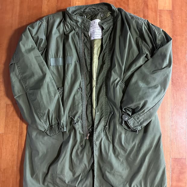 70s 오리지널 M-65 피쉬테일 황금사이즈(내피포함)