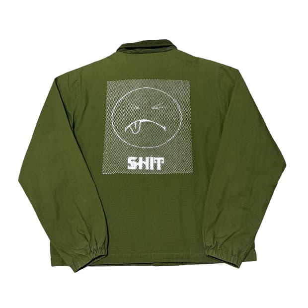 퍼킹어썸 코튼 립스탑 코치 자켓