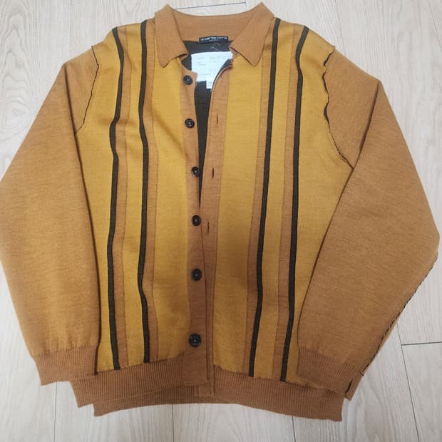 카미엘포트젠스 70's 가디건(옐로우브라운)