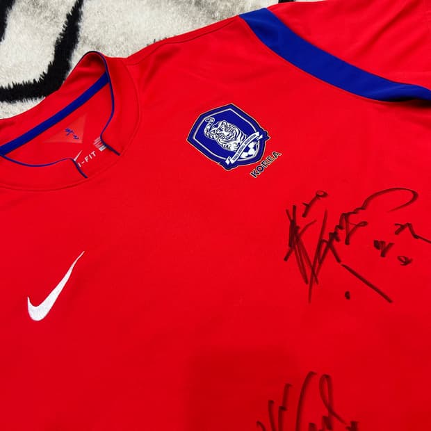 [2XL]나이키 14-16 국가대표 반팔 유니폼/싸인