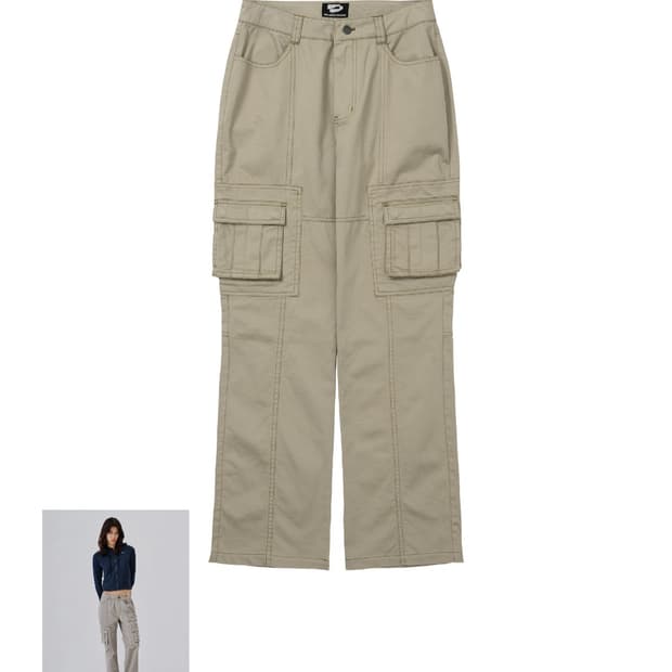 웰빙익스프레스 washed cotton cargo pants