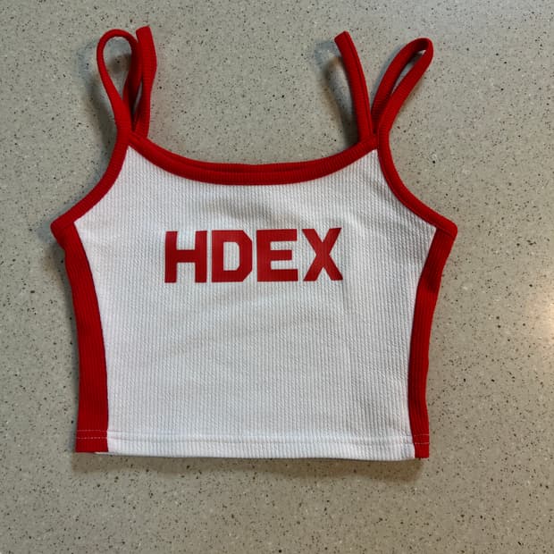 에이치덱스 HDEX 크롭 나시 S사이즈